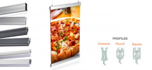 display fixtures graphic holders