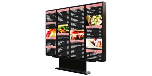 fixed drive thru menu board main unit