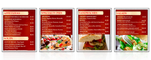 premium magnetic menu board